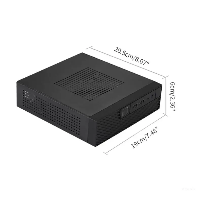 Industrial Control Case M06 Mini Desktop Case Practical ITX Computer With Hanging Bracket / Foot Stands