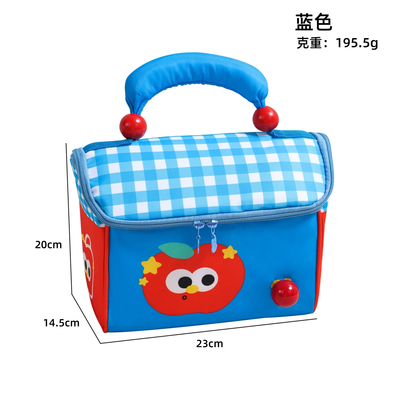 Apfel Kleines Haus Kosmetiktasche Kreative Lunchbox Tasche Student Mittagessen Bento Tasche Märchenhaus Wärmedämmung Mahlzeit Tasche – Detail 8
