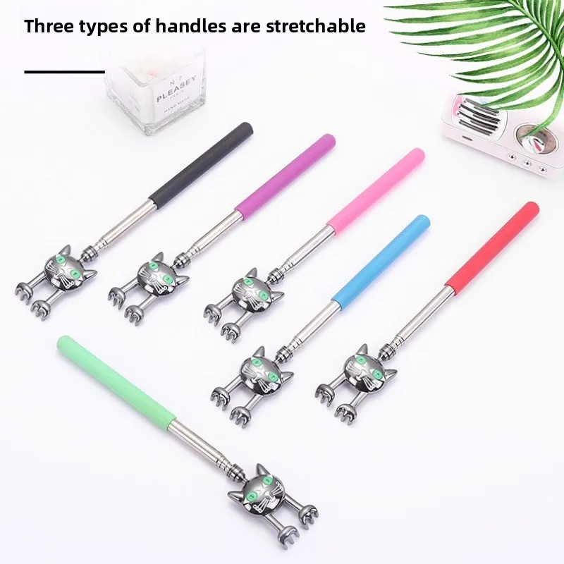 Cat Back Scratcher Telescopic Scratching Back Scratcher Massager Kit Scraper Extendable Telescoping Itch Health