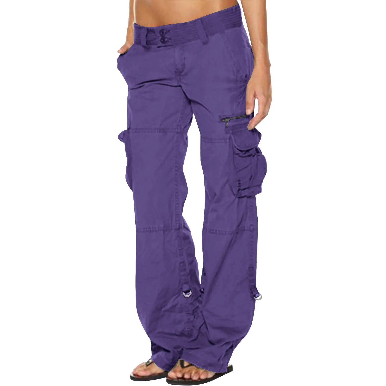 Women's New Spring and Autumn European and American Fashion Classic Street Trend Daily Retro French Wide Leg Work Pants