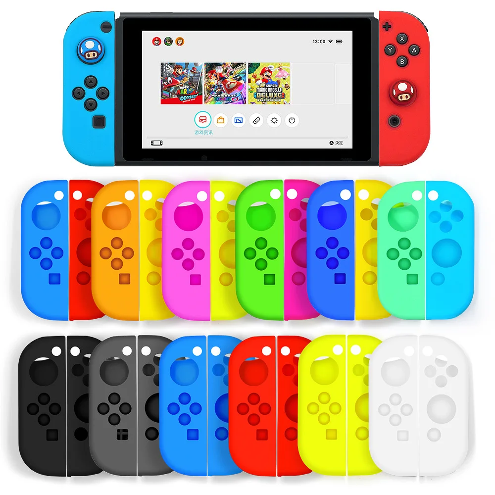 Silicone Protective Case for Switch JoyCon Controllers - Drop Protection Holder