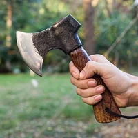 Camping Small Hand Axe Steel Portable Hatchet Multifunctional Tactical Ax Professional Ax for Lumberjack Survival Accessories 1