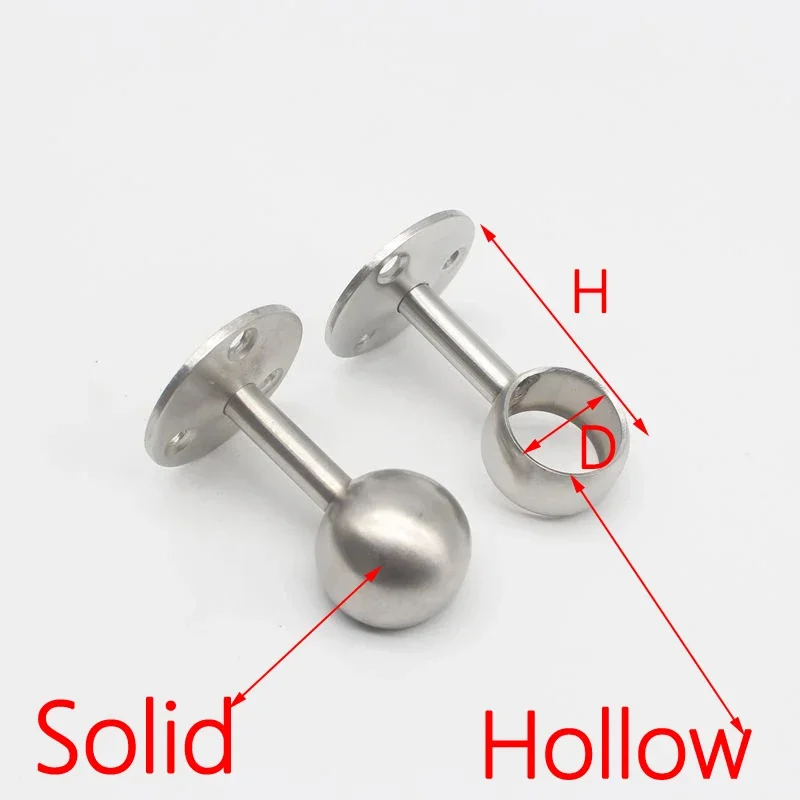 Flange Connector Pipe Clip Wardrobe Bracket 1pcs 304 Stainless Steel Flange Bracket Pipe Bracket Socket 150mm Lengthen Flange Wall Mount Cloth Rack Pipe