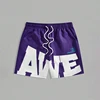 Simple AWE Letters Mens Short Pants Fashion Trend Streetwear 3D Printed Beach Shorts Loose Harajuku Cool Hip Hop Board Shorts 4