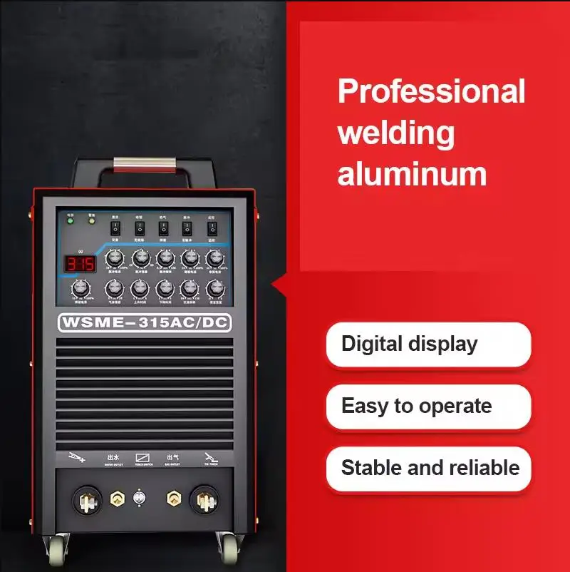 Heavy Industry Pulse Aluminum Welding Machine Multi functional AC/DC Argon Arc Welding Machine WSME-315/500 Dual Voltage