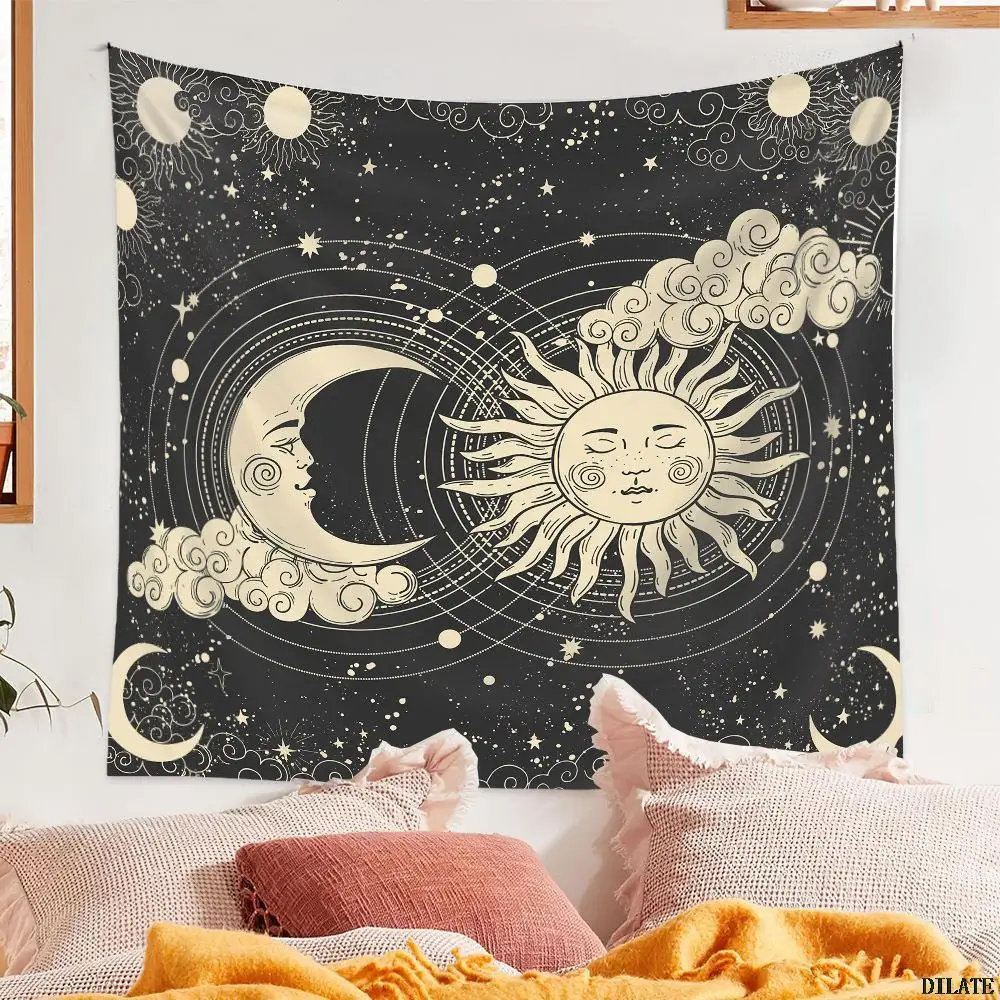 Гобелен moon Декор для дома декор спальни гобелен настенное украшение witchcraft tapiz pared