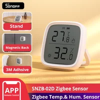 SONOFF SNZB-02D Zigbee LCD Smart Temperature Humidity Sensor Wireless Hygrometer Thermometer Alexa Google Home Alice