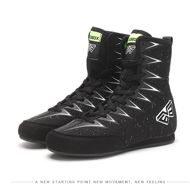 Martial Arts Shoes Wrestling Boots Brand V63 High tube Boxing shoes for Children Trainers sneakers Cow muscle Fighting shoe Breathable Wrestling shoes