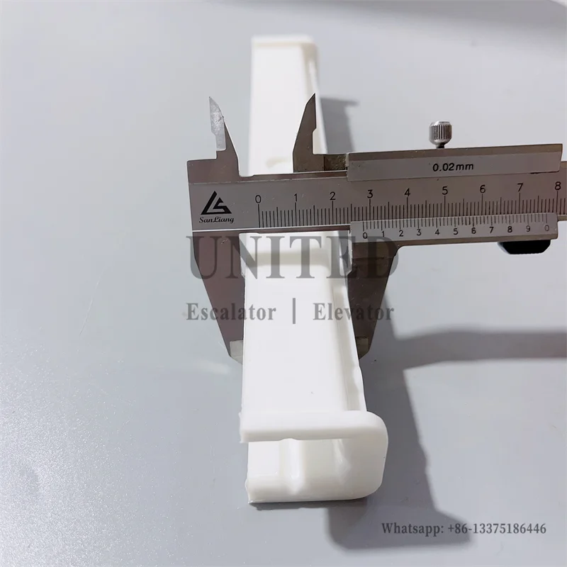 10pcs 220*16mm Elevator Guide Shoe Insert L220mm Groove W16mm B22 White With Pattern Elevator Spare Parts
