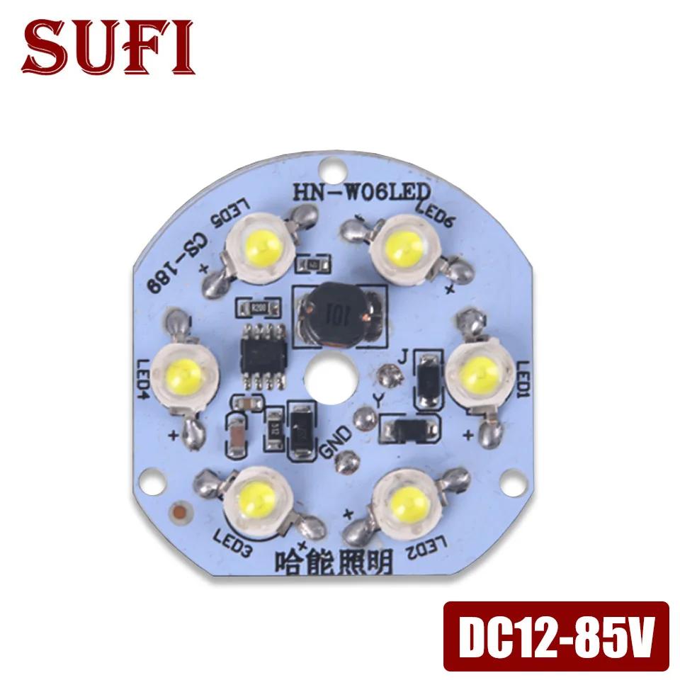 Dc12-85v PCB 드라이버리스 LED 드라이버, 오토바이 배터리 램프 개조용..