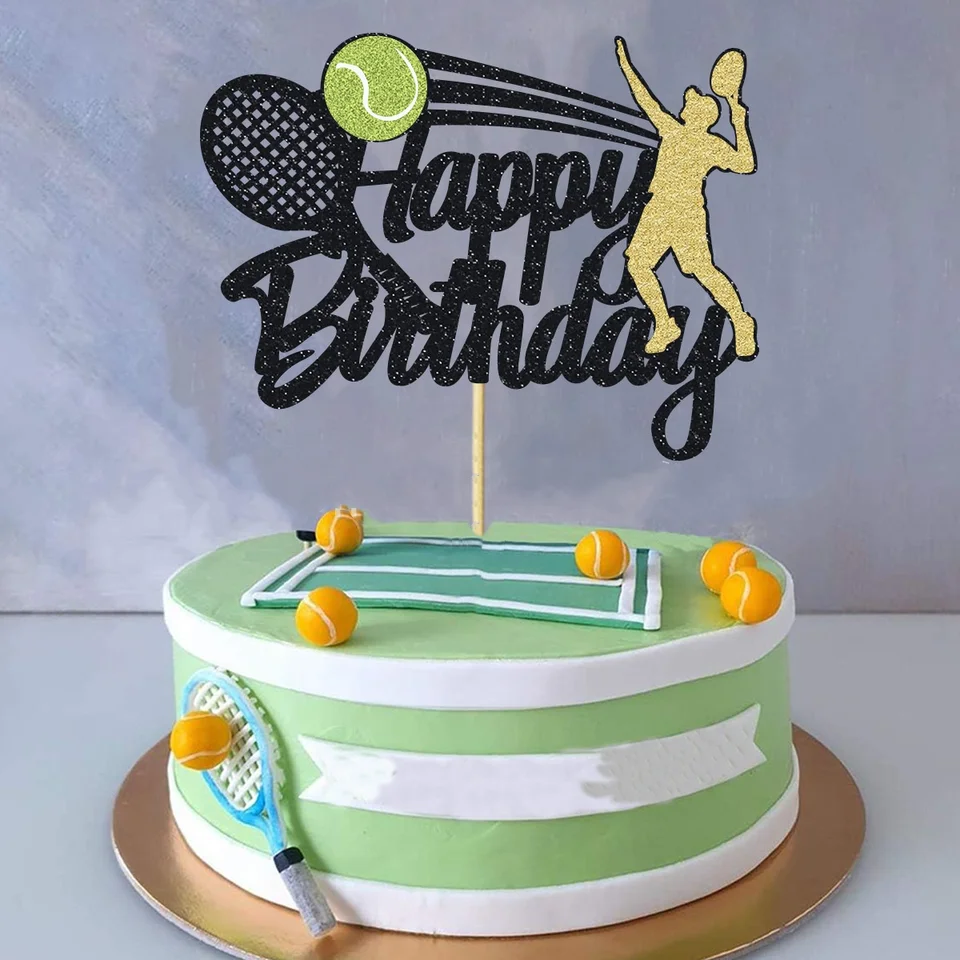 Giantree 10 decorazioni per cupcake a forma di palla da calcio, in schiuma 3D, decorazioni per torte per bambini, feste a tema calcio, baby shower, feste di compleanno, palline sportive per torte
