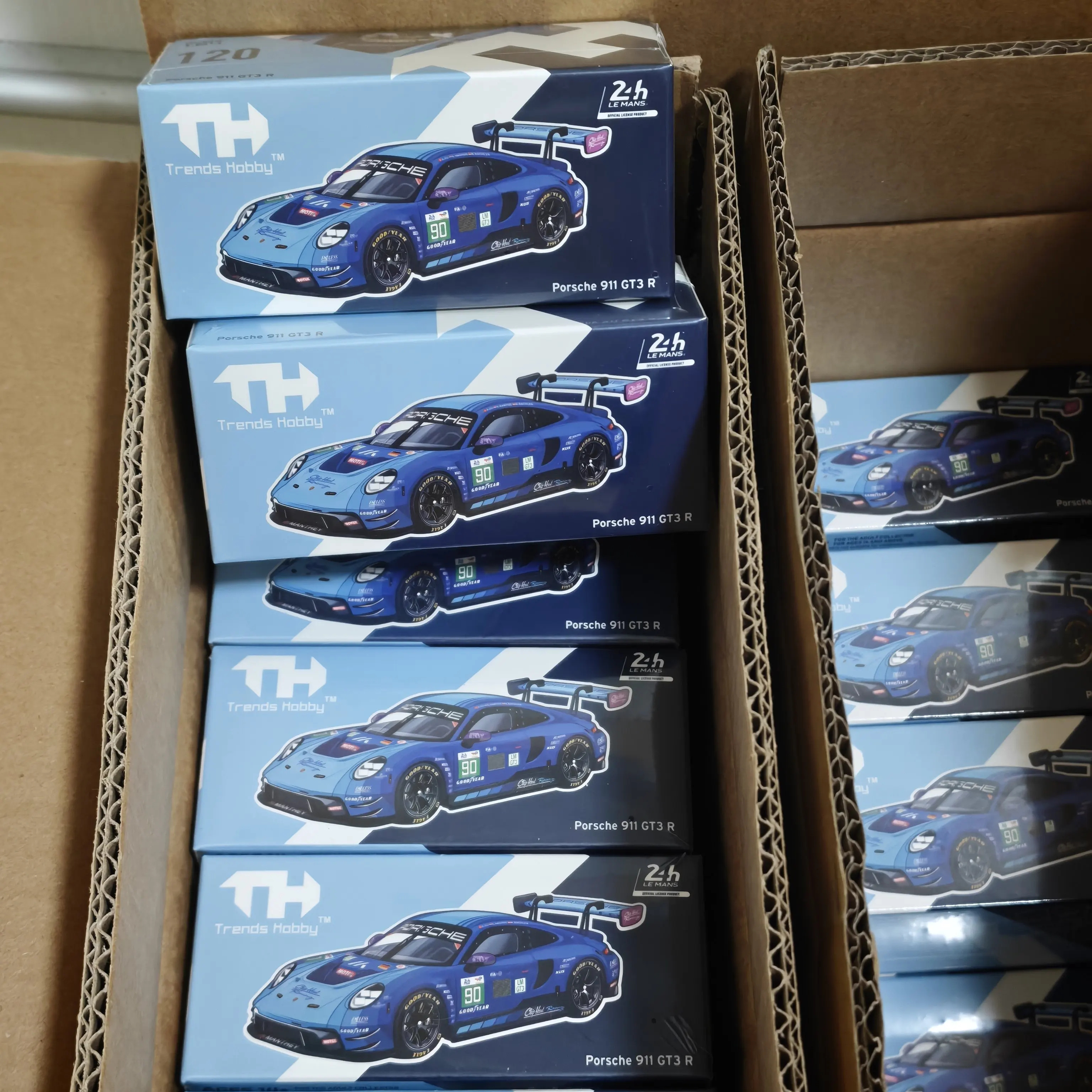 LeMans 24H Porsche 911 GT3 R Collectible 1:64 Scale Model Car