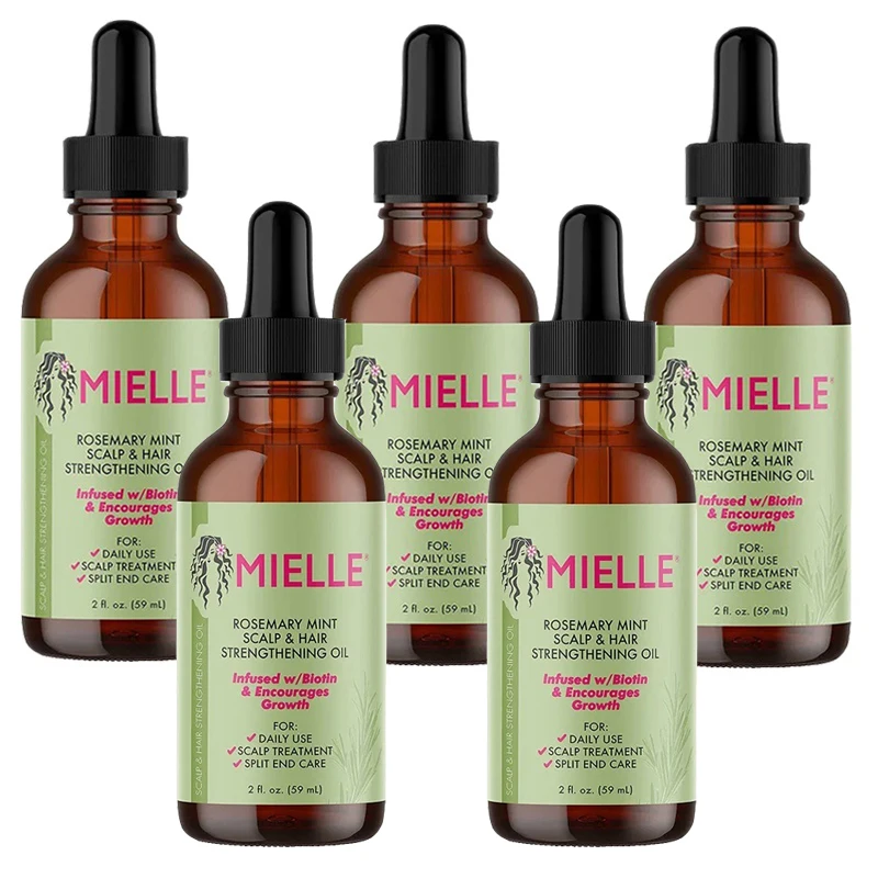 

5PCS Mielle rosemary mint growth oil / Mielle Rosemary Mint Scalp & Hair Strengthening Oil Growth Serum / 59ml