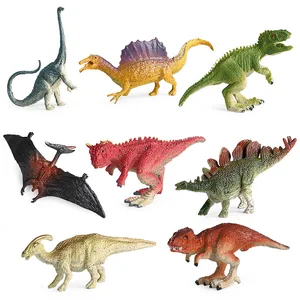 Children's Simulated Dinosaur Toy Tyrannosaurus Rex, Pterosaur, Oxalosaurus, Stegosaurus, Solid Plastic, Static Animal Ornaments
