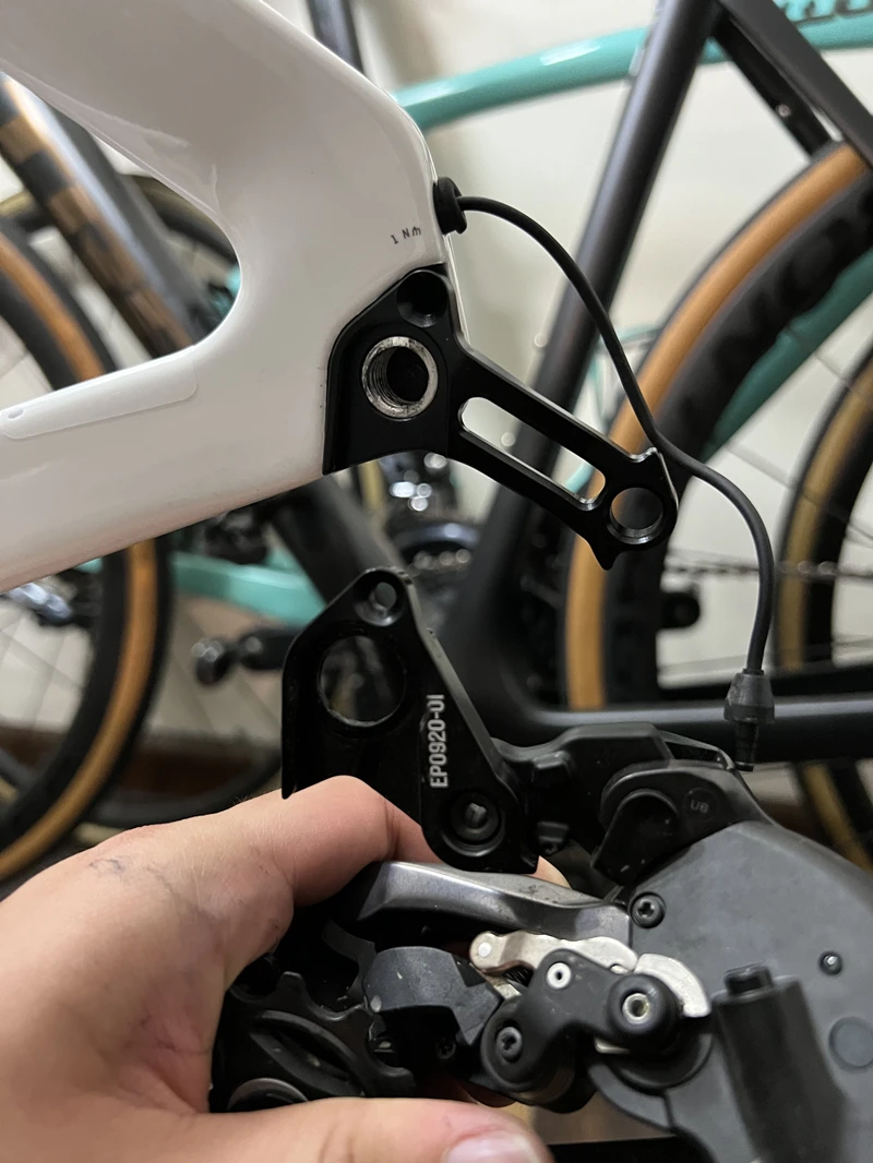 1Pc Fahrrad Schaltwerk Aufhänger Für Canyon Ersatzteile Grizl Aeroad Cf Sl 6 Aeroad Cfr Disc GP0252-01 EP0920-01 mech Dropout – Detail 2