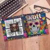 1pc Teen Graffiti Painting Drawing Skull Coloring Book, 24 Different Patterns, Stress Relief for Adults Birthday Gifts 3