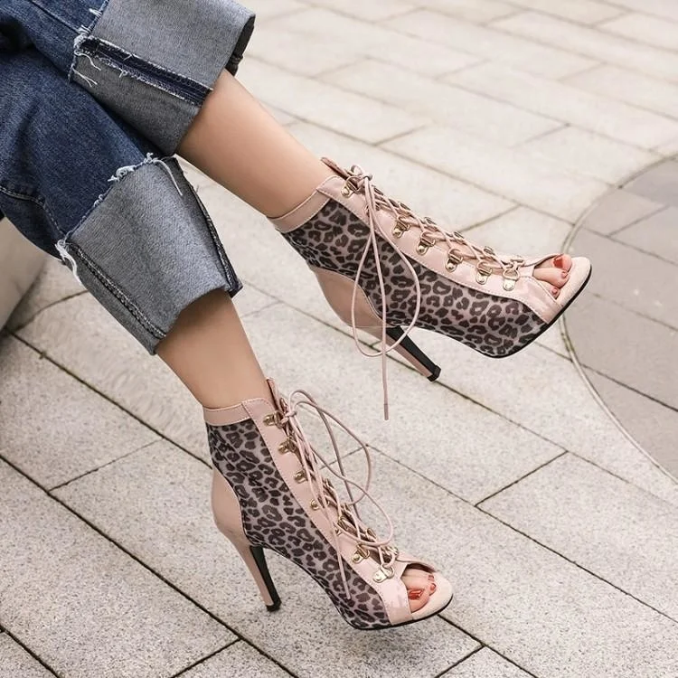 Women's Shoes Heels Dancing Fish Mouth Dancing Sandals Women's