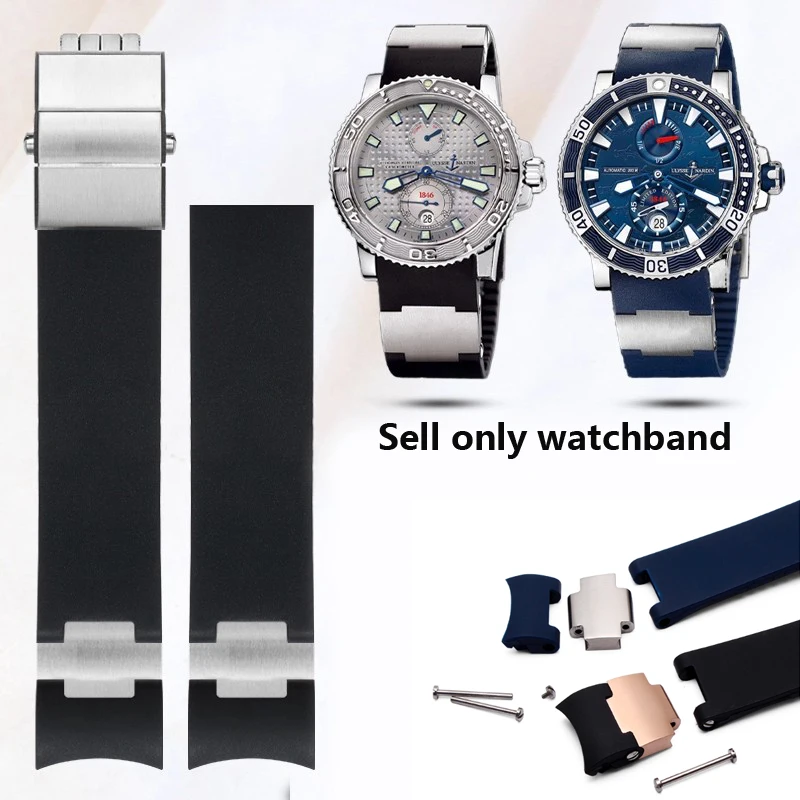Premium Waterproof Silicone Watchband - 22mm Diver and Marine Edition