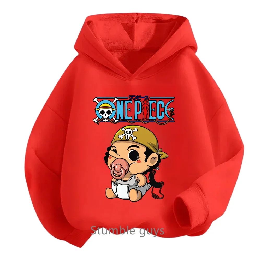 thumbnail image 1 of Sudadera con capucha de Anime One Pieces, ropa para niños, ropa para primavera y otoño para niñas, sudadera con dibujos animados de Luffy Zoro, traje para adolescentes, camisetas con capucha de Sonic, 1 of 5