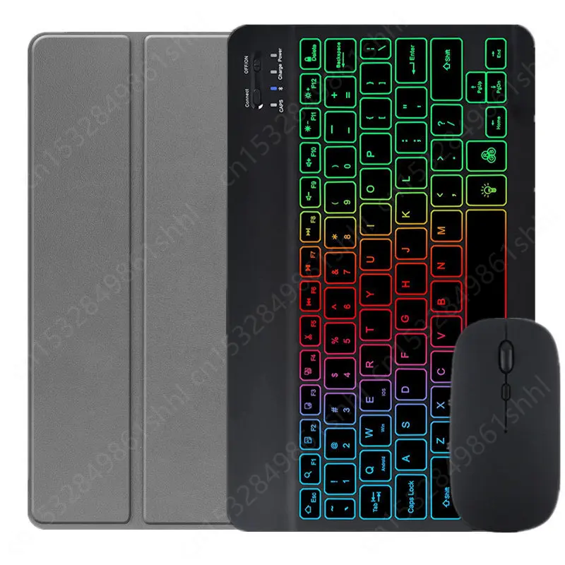 Vibrant Backlit Keyboard Case with Multi-Language Support
