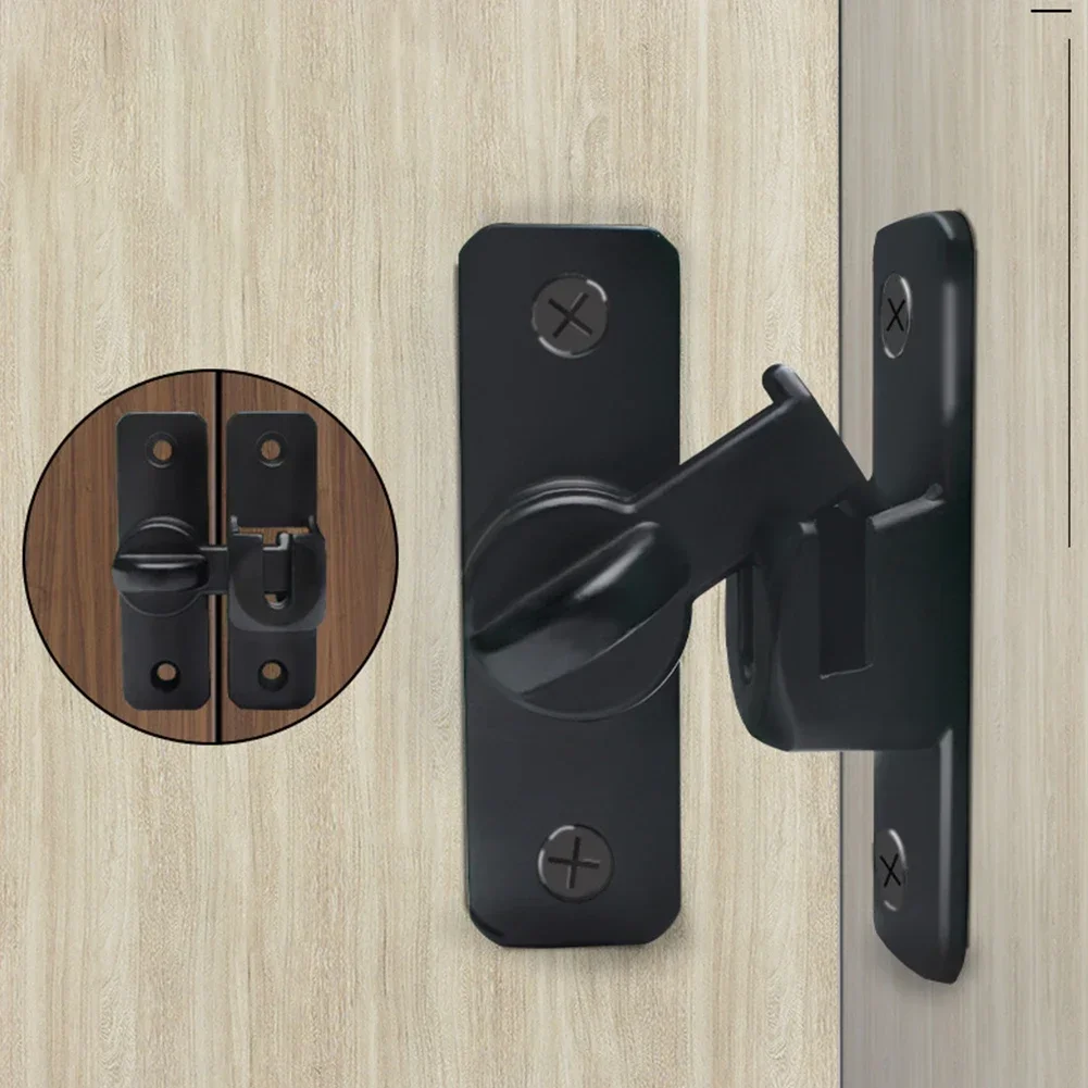 Door Lock Door Latch Bolts Home Security Heavy-duty Zinc Alloy 90 180 Degree Sliding Anti-theft