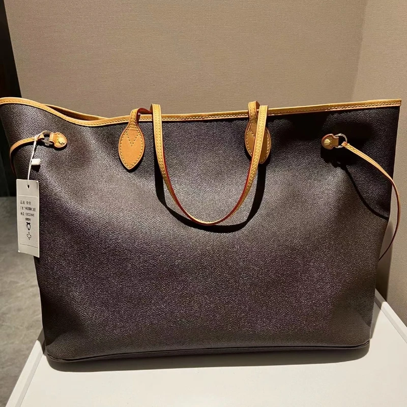 

Classic Women's Shoulder bags Genuine Leather Design Handbags Large Capacity Shopping bag women's Tote bags mochila