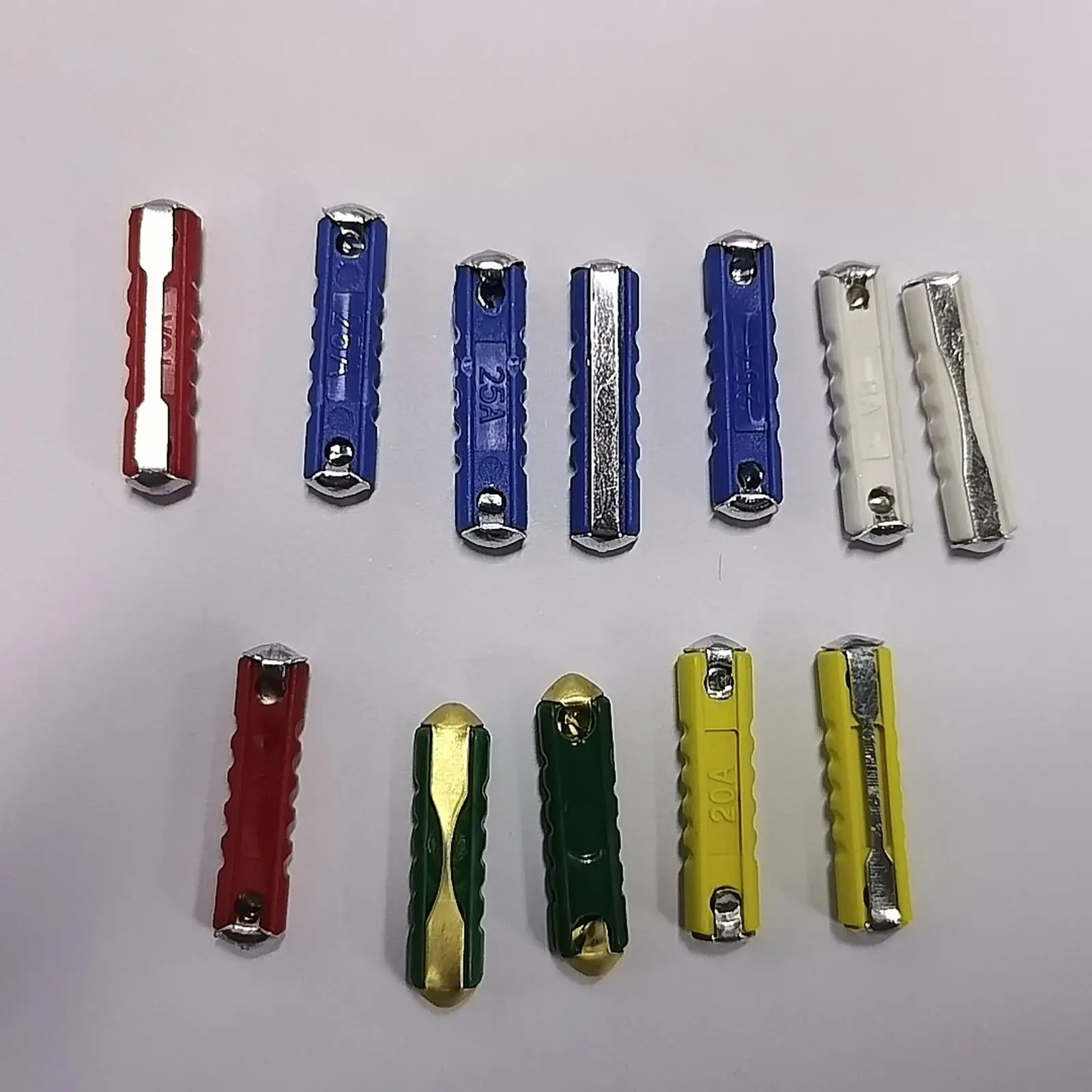 자동차 오토바이용 미니 유럽 GBC 퓨즈, 자동 수평 타입 퓨즈, 가정용 산업 응용, 12 개