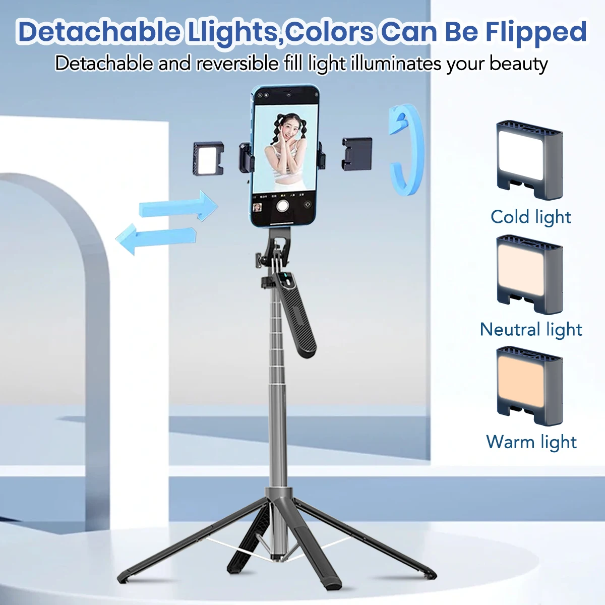 180CM Selfie Stick Tripod 360 Rotation Portable Foldable Cell Phone Tripod Stand Stabilizer for Travel Video Photograph phone tripod,selfie stick