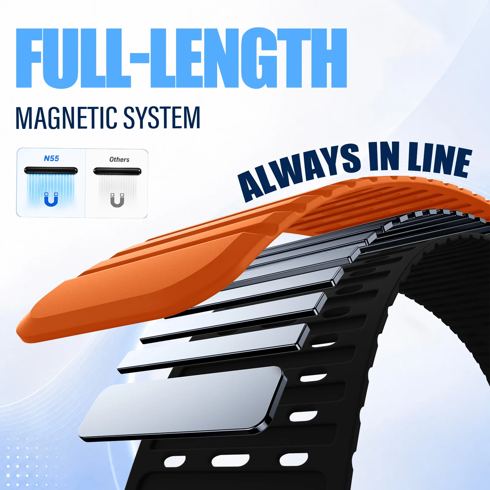 Magnetic Silicone Strap