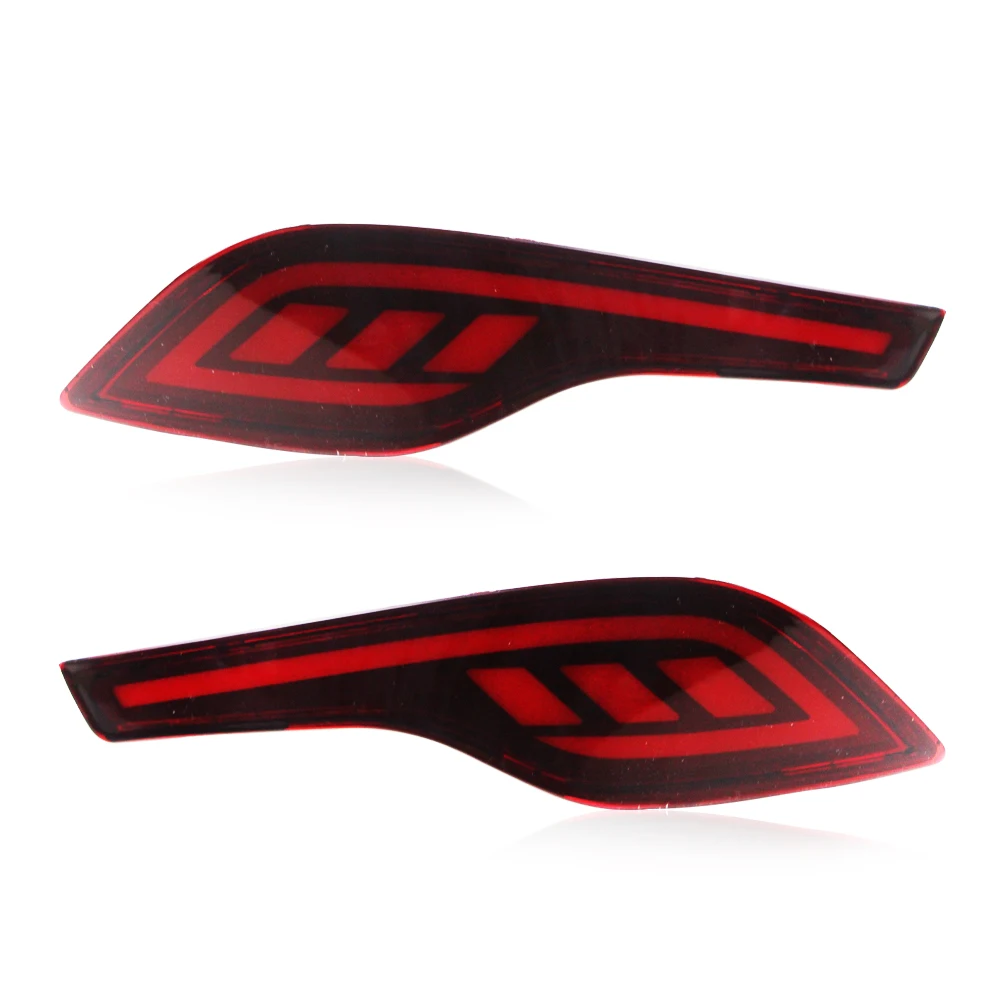 thumbnail image 1 of CSCSNL 2 piezas de lámpara reflectora de parachoques trasero LED con lente roja para Honda CRV CR-V 2017 2018 2019 luz de freno trasera lámpara antiniebla, 1 of 5