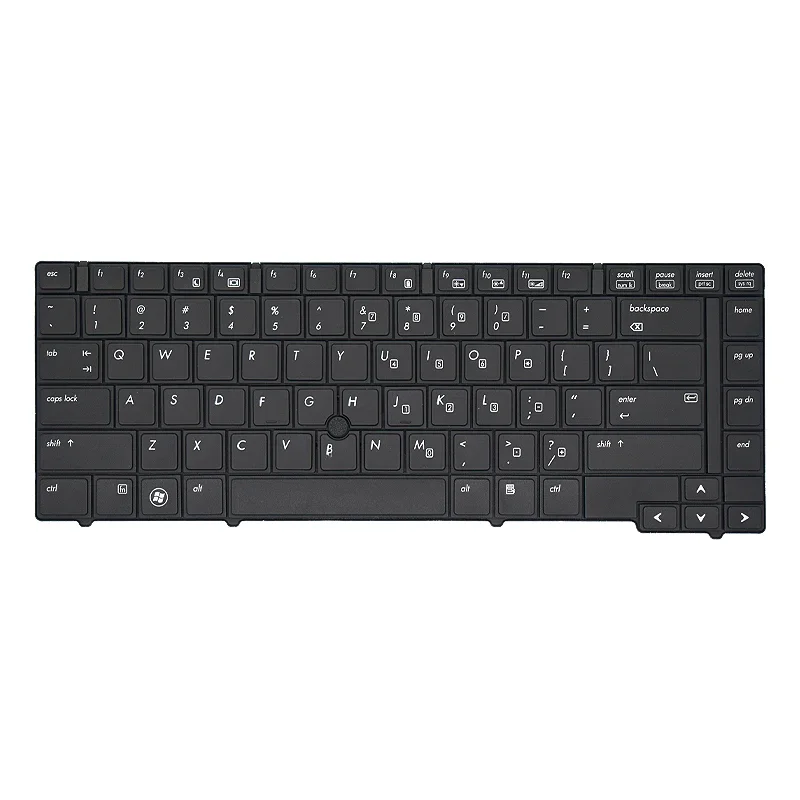 İngilizce klavye HP Elitebook 8440 P 8440 W 8440 ABD Laptop klavye siyah Nokta çubuğu ile
