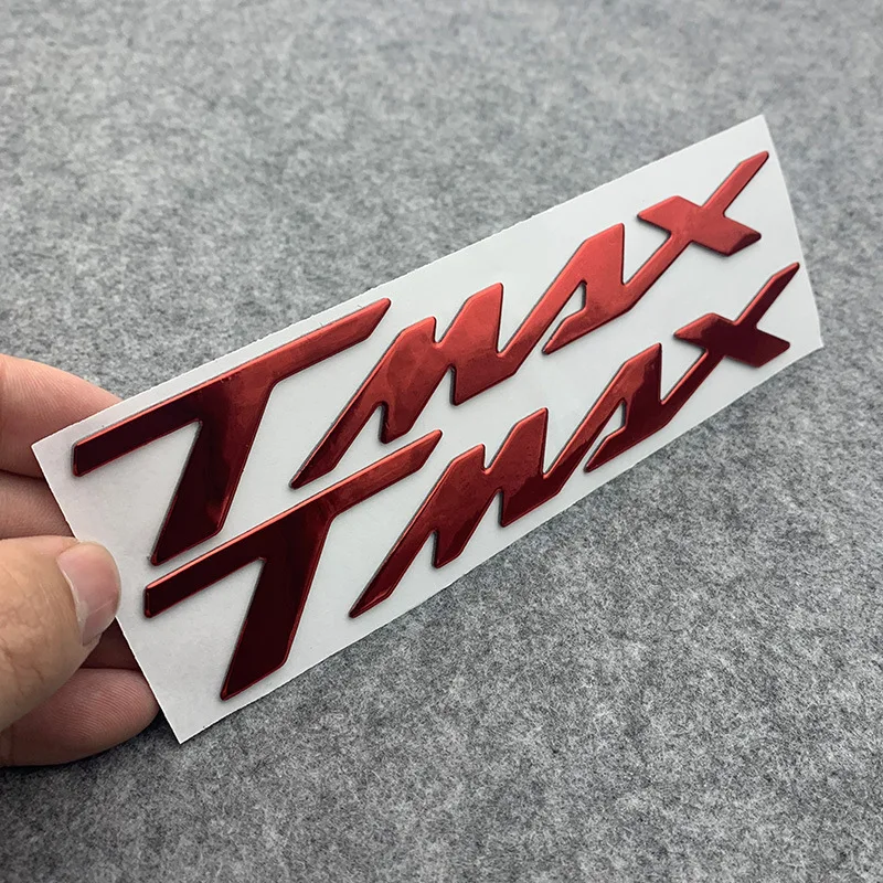 Jeu De 2 Emblèmes Chromés Pour Yamaha TMAX 500 / 530 - Logo Avant Ou Arrière - Accessoire Personnalisation Scooter