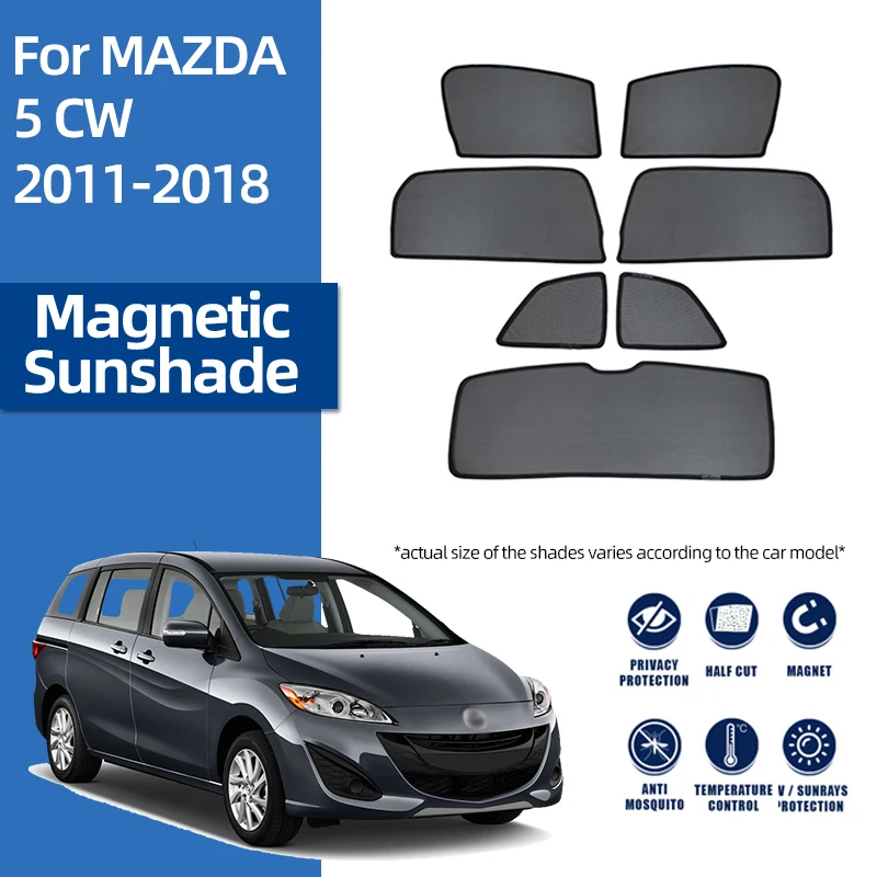 Auto Fenster Visiere für Mazda Premacy Mazda5 2011 ~ 2018 Mazda 5 Zubehör  4x Windabweiser Regen Augenbraue Guards Auto markise Trim - AliExpress