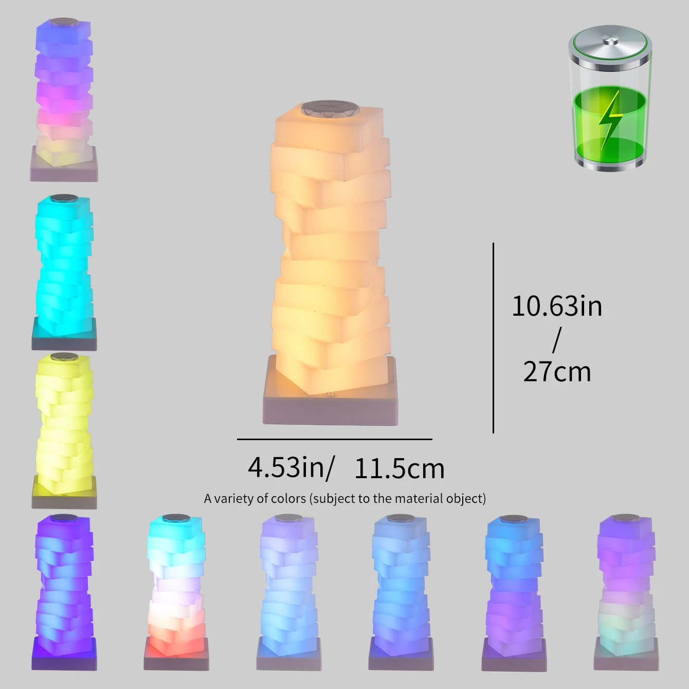 ตัวเลือกสินค้า โคมไฟ LED ปรับสีได้ 16 สี ตกแต่งบ้าน