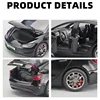 1:32 2024 TESLA Model 3 Alloy Car Model Diecast Metal Car Vehicles Model High Simulation Sound Light Collection Childrens Gift 5