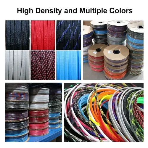 1~50m PET Braid Sleeves Black 2/4/6/8/10/12/14/16/20/25/30/35/40/50/60mm High Density Insulated Snake Skin Cable Wrap Sheath - Image 6