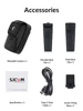 SJCAM A10 Body Camera 1296P 30FPS wearable body-worn camera IP65 waterproof action camera portable body-worn camera night vision 6