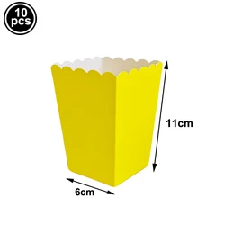 Fluorescent Green Neon Party Balloons - UV Glow Birthday Decorations Set (Yellow popcorn box)