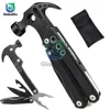 Multitool Claw Hammer Stainless Steel Knife Plier Tool Nylon Sheath Outdoor Survival Camping Hiking Portable Pocket Claw Hammer 1
