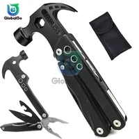 Multitool Claw Hammer Stainless Steel Knife Plier Tool Nylon Sheath Outdoor Survival Camping Hiking Portable Pocket Claw Hammer 1