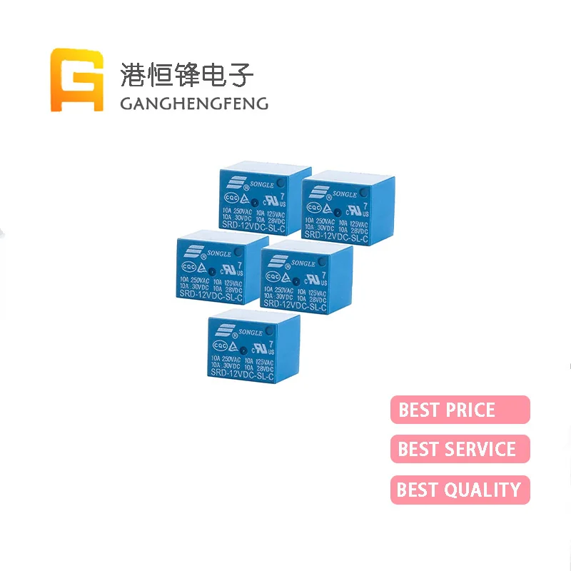 

"10PCS/LOT New Packaging SRD-05VDC-SL-C SRD-09VDC-SL-C DIP5 SRD-12VDC-SL-C SRD-24VDC-SL-C Relay"