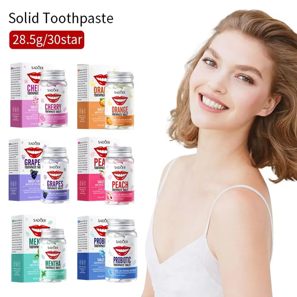 Blossom Solid Toothpaste Whitening Remove Yellow Remove Stains Gum Oral Care Teeth Clean Smoke Teeth Breath Fresh T7Q3,teeth whitening product,teeth whitening essence,teeth health product