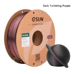 eSUN Magic Dual Color Glitter PLA Filament - 1.75mm, 1KG (Twinkling Purple)