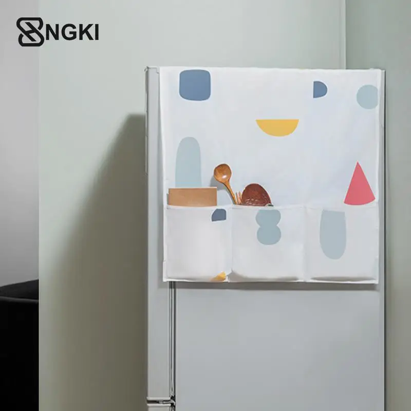 Household Refrigerator Dustproof Cloth Cover Freezer Top Waterproof