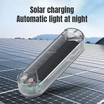 Luci a LED antifurto per auto ad energia solare per veicoli Luce di sicurezza di avvertimento flash