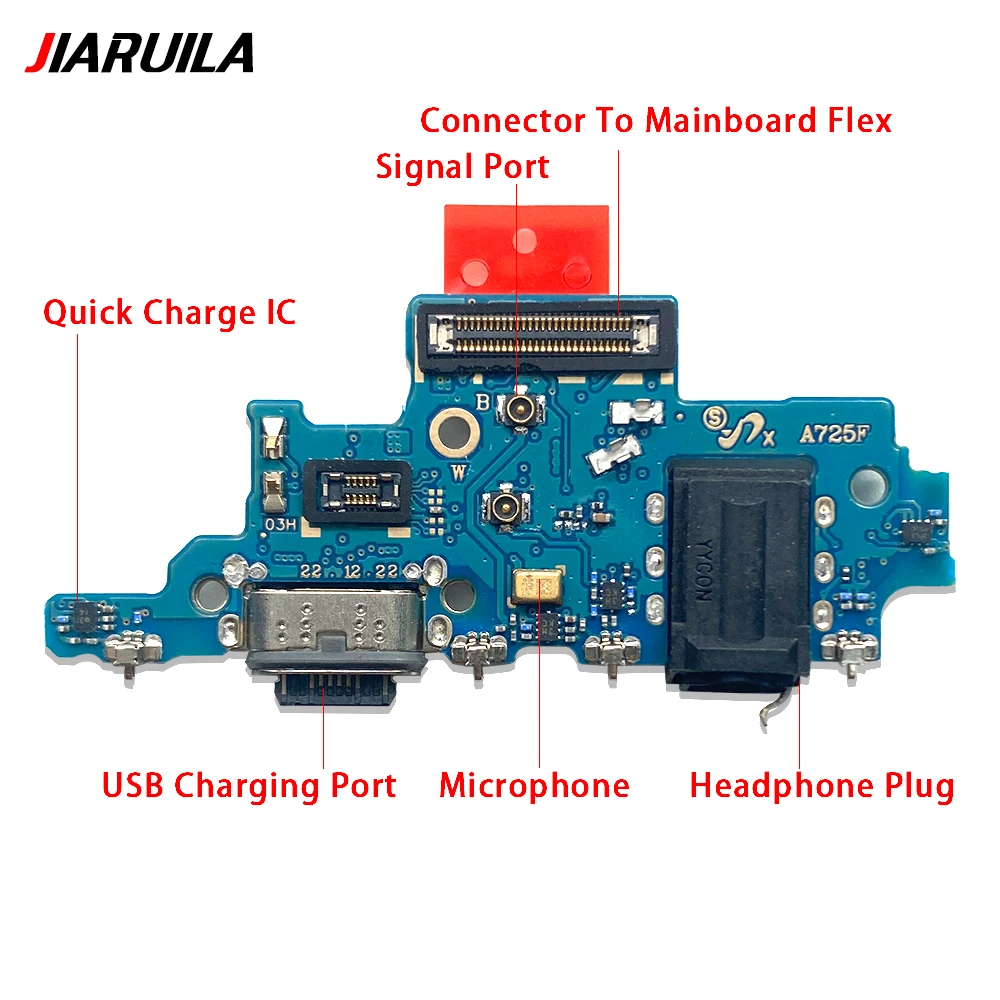 Universal USB Charging Port Dock Charger Connector Board with Micro Flex Cable