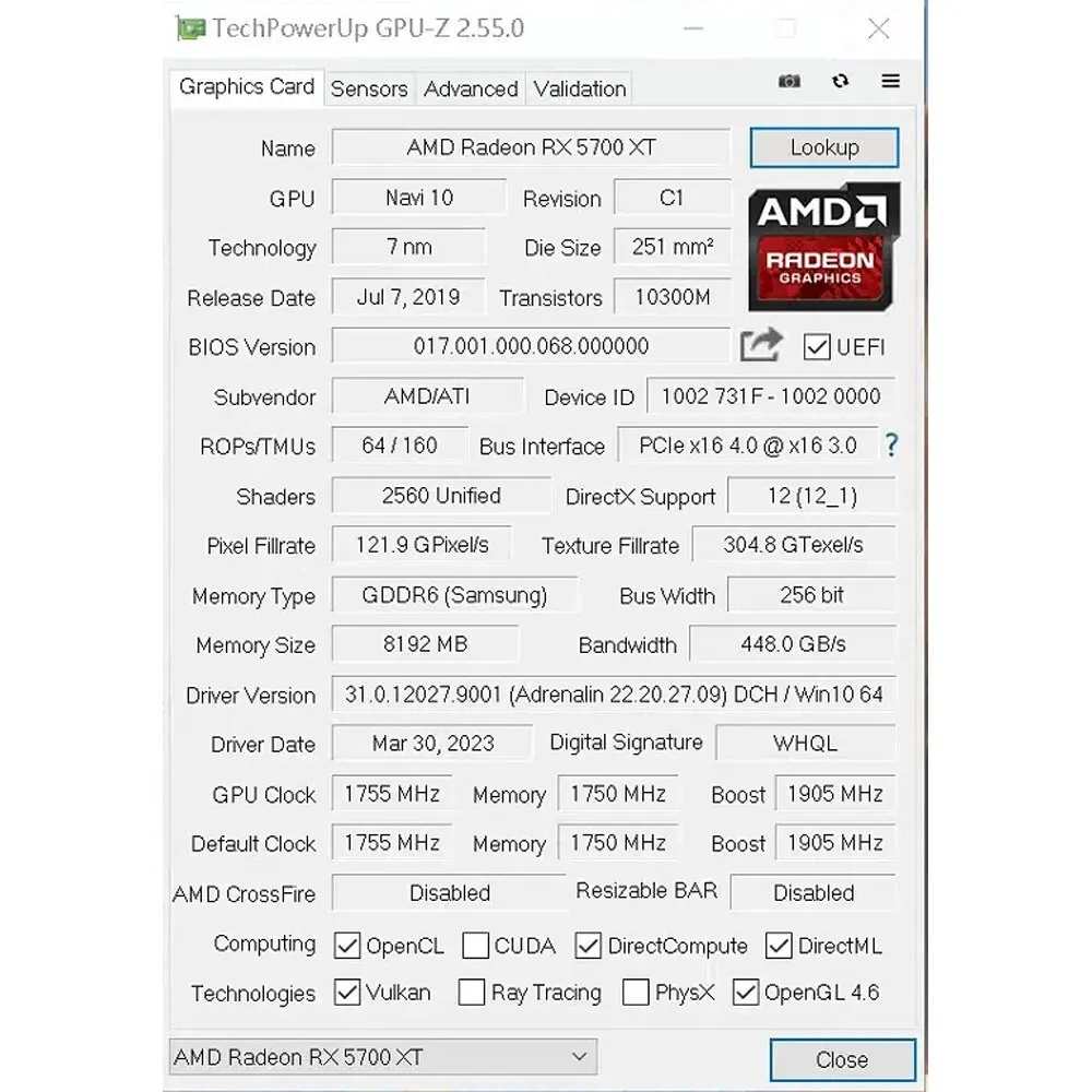 Рисунок 6 - SOYO AMD Radeon RX5700XT 8 ГБ игровая
