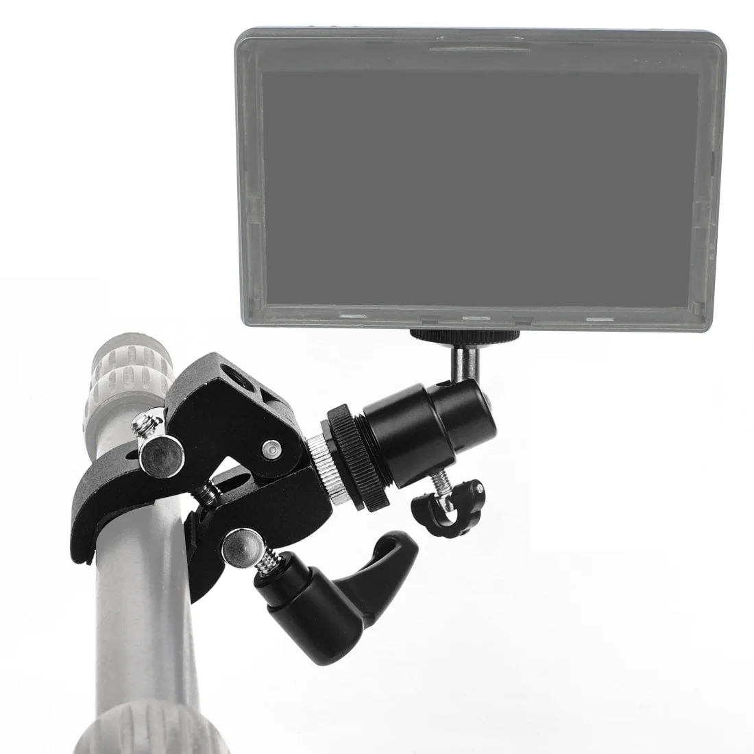 Super Clamp Mount Holder with Tripod Ball Head Adapter for Gopro For Insta360 DS