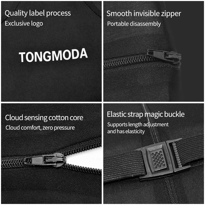 Memory Foam Car Neck Cushion Protective Lumbar Back Support Breathable Universal Car Headrest Pillow Car Supplies