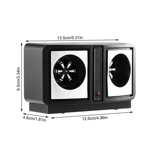 Ultrahangos Egerek Relevel Nem Zajgátló Rovarriasztók Led Zseblámpákkal Egér Rovarriasztó - Image 5